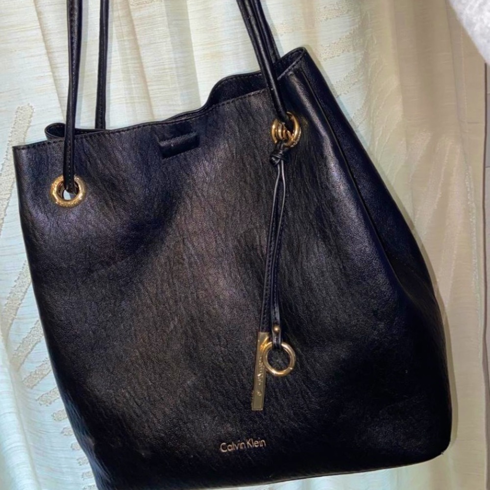 Black Calvin Klein Tote/shoulder Bag